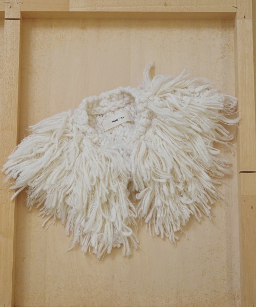 TODAYFUL（トゥデイフル）の「Fringe Knit Collar（付け襟・レディース・キナリ・FREE）」の5枚目の写真