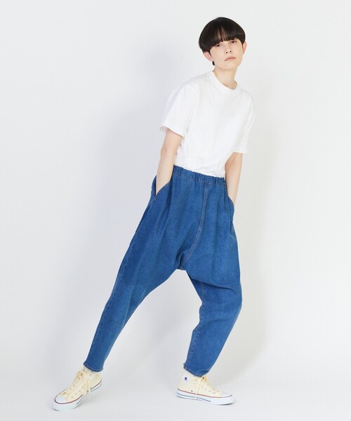 FRAPBOIS(フラボア)の「スマートサルエルパンツ(その他パンツ・レディース・ネイビー/ブルー・1)」の8枚目の写真
