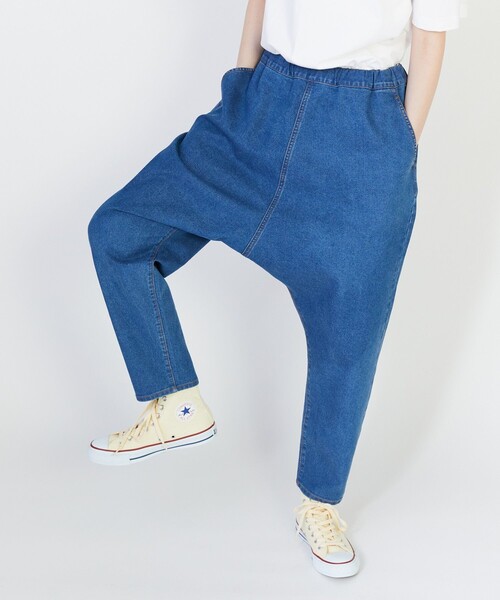 FRAPBOIS(フラボア)の「スマートサルエルパンツ(その他パンツ・レディース・ネイビー/ブルー・1)」の12枚目の写真