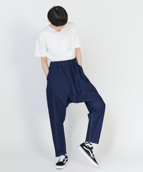 FRAPBOIS(フラボア)の「スマートサルエルパンツ(その他パンツ・レディース・ネイビー/ブルー・1)」の10枚目の写真