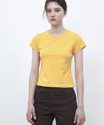 CROP T-SHIRT - YELLOW