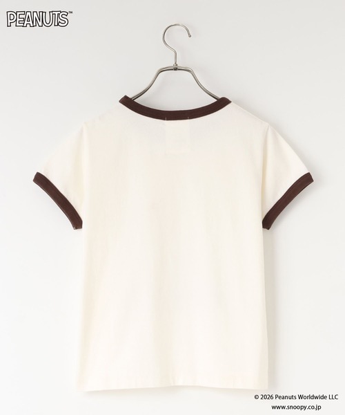 LOWRYS FARM(ローリーズファーム)の「【SNOOPY】リンガーTシャツ(Tシャツ/カットソー・レディース・ブラウン系その他/アイボリー/グレー・FREE)」の10枚目の写真