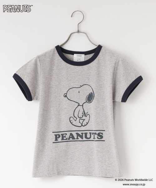 LOWRYS FARM(ローリーズファーム)の「【SNOOPY】リンガーTシャツ(Tシャツ/カットソー・レディース・ブラウン系その他/アイボリー/グレー・FREE)」の16枚目の写真
