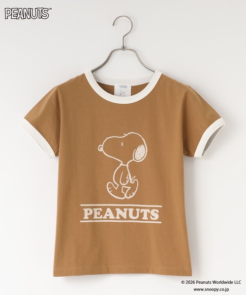 LOWRYS FARM(ローリーズファーム)の「【SNOOPY】リンガーTシャツ(Tシャツ/カットソー・レディース・ブラウン系その他/アイボリー/グレー・FREE)」の18枚目の写真
