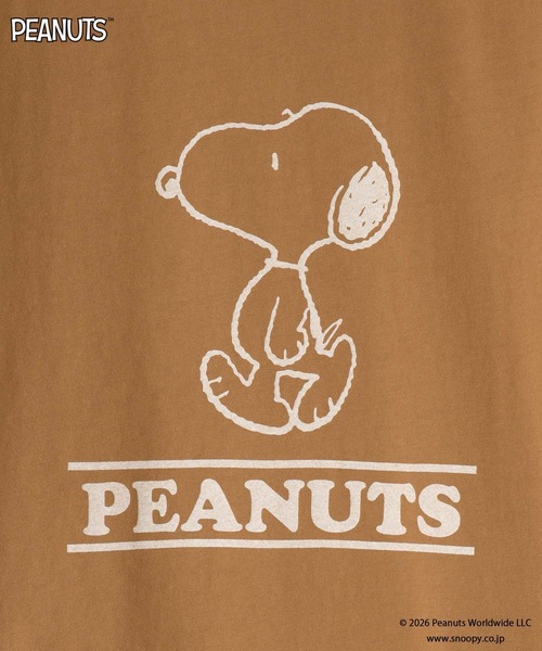 LOWRYS FARM(ローリーズファーム)の「【SNOOPY】リンガーTシャツ(Tシャツ/カットソー・レディース・ブラウン系その他/アイボリー/グレー・FREE)」の19枚目の写真