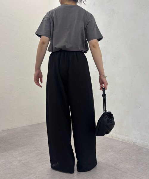 Jena espace merveilleux（ジェナ　エスパスメルヴェイユ）の「シアーイージーパンツ（その他パンツ・レディース・レモンイエロー/ベージュ/ブラック・FREE）」の10枚目の写真