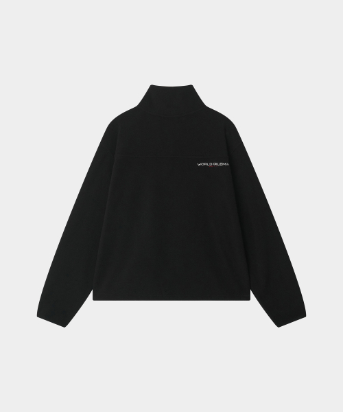 WORLDDILEMA(ワールドジレンマ)の「HALF NECK FLEECE (BLACK)(その他トップス・レディース・ブラック・FREE)」の3枚目の写真