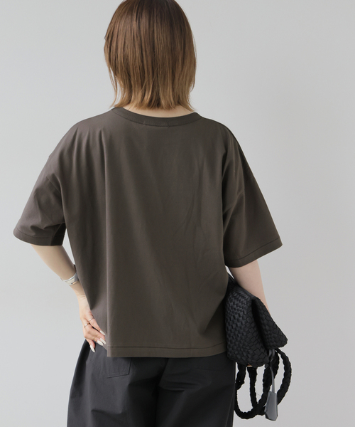 JOURNAL STANDARD relume(ジャーナルスタンダード レリューム)の「フロッキーロゴTEE(Tシャツ/カットソー・レディース・ボルドー/アイボリー/グレー/チャコールグレー・FREE)」の10枚目の写真