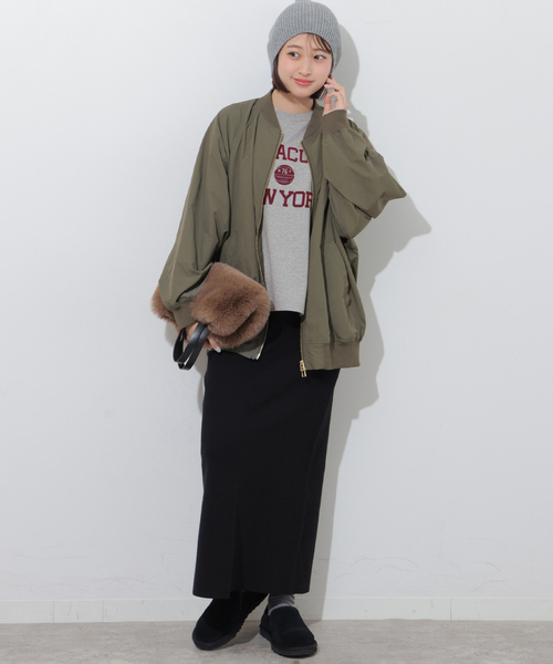 JOURNAL STANDARD relume(ジャーナルスタンダード レリューム)の「フロッキーロゴTEE(Tシャツ/カットソー・レディース・ボルドー/アイボリー/グレー/チャコールグレー・FREE)」の11枚目の写真