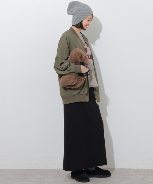 JOURNAL STANDARD relume(ジャーナルスタンダード レリューム)の「フロッキーロゴTEE(Tシャツ/カットソー・レディース・ボルドー/アイボリー/グレー/チャコールグレー・FREE)」の12枚目の写真