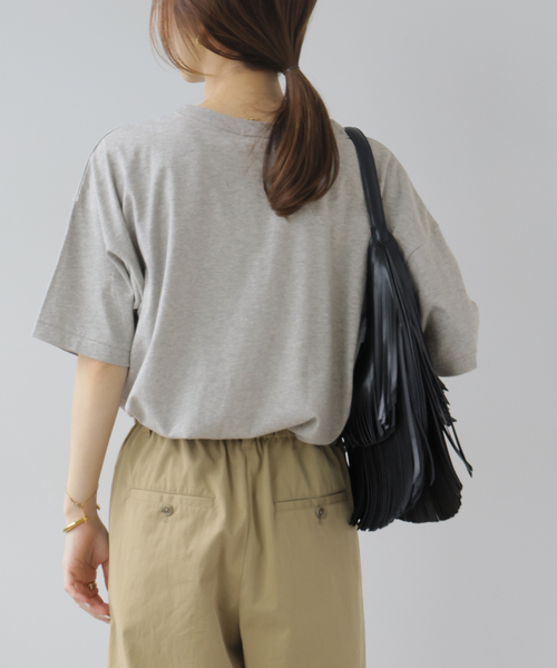JOURNAL STANDARD relume(ジャーナルスタンダード レリューム)の「フロッキーロゴTEE(Tシャツ/カットソー・レディース・ボルドー/アイボリー/グレー/チャコールグレー・FREE)」の20枚目の写真