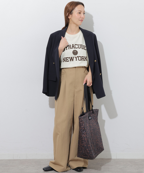 JOURNAL STANDARD relume(ジャーナルスタンダード レリューム)の「フロッキーロゴTEE(Tシャツ/カットソー・レディース・ボルドー/アイボリー/グレー/チャコールグレー・FREE)」の21枚目の写真