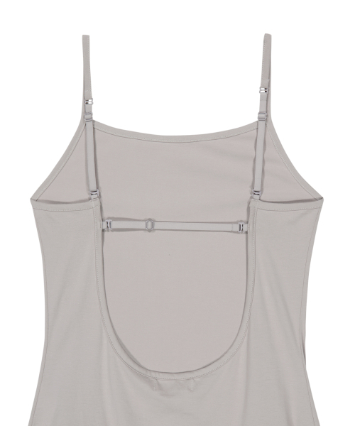 OJOS(オホス)の「Back Strap Flare Dress / Grey(ワンピース・レディース・その他・1/2/3)」の5枚目の写真