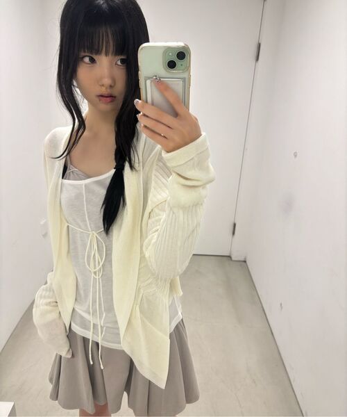 OJOS(オホス)の「Back Strap Flare Dress / Grey(ワンピース・レディース・その他・1/2/3)」の7枚目の写真