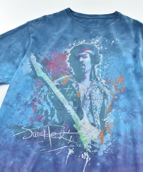 LABORATORY R（ラボラトリーアール）の「【USED】Jimi Hendrix タイダイ バンドTシャツ（Tシャツ/カットソー・メンズ・ブルー・LARGE）」の2枚目の写真