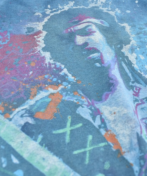 LABORATORY R（ラボラトリーアール）の「【USED】Jimi Hendrix タイダイ バンドTシャツ（Tシャツ/カットソー・メンズ・ブルー・LARGE）」の3枚目の写真