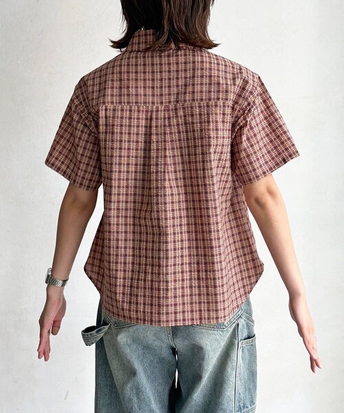 U.S. POLO ASSN.(ユーエスポロアッスン)の「シャーリング半袖シャツ(シャツ/ブラウス・レディース・レッド/ネイビー/ホワイト/イエロー・FREE)」の13枚目の写真