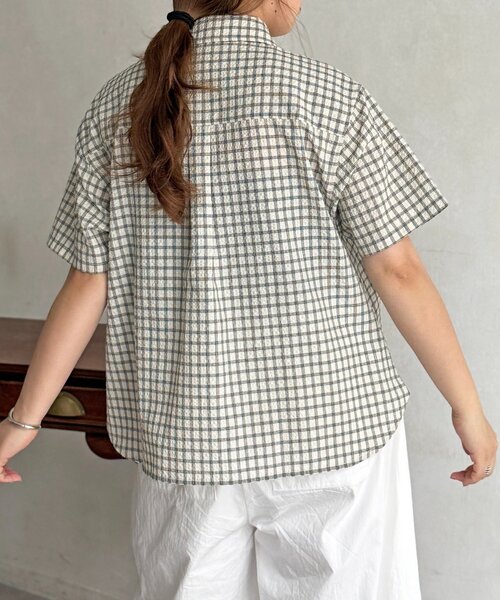 U.S. POLO ASSN.(ユーエスポロアッスン)の「シャーリング半袖シャツ(シャツ/ブラウス・レディース・レッド/ネイビー/ホワイト/イエロー・FREE)」の17枚目の写真