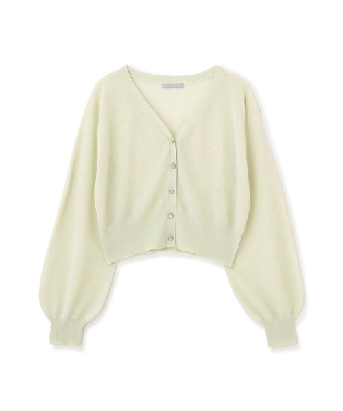 JILL by JILL STUART(ジルバイジルスチュアート)の「シャイニーシアーカーディガン(ニット/セーター・レディース・ブラウン/グリーン/グレー/ホワイト・FREE)」の9枚目の写真