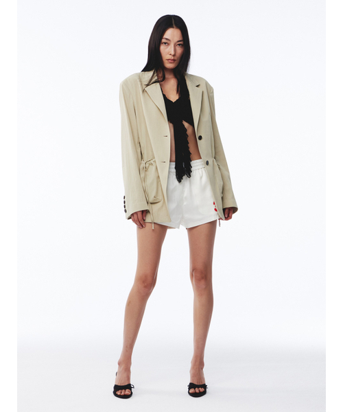 Kijun（キジュン）の「Shirring Pocket Blazer Beige（テーラードジャケット・レディース・その他・LARGE/MEDIUM/SMALL）」の3枚目の写真