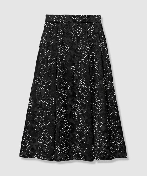 ANAYI(アナイ)の「オパール刺繍タック スカート(スカート・レディース・ブラック・38/36)」の11枚目の写真