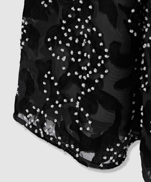 ANAYI(アナイ)の「オパール刺繍タック スカート(スカート・レディース・ブラック・38/36)」の15枚目の写真