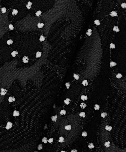 ANAYI(アナイ)の「オパール刺繍タック スカート(スカート・レディース・ブラック・38/36)」の18枚目の写真