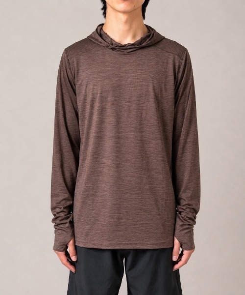 BROKEN BASE(ブロークンベース)の「BrokenBase running core / Regular Tech Hoodie(パーカー・メンズ・ブラウン/グレー/ブラック/ネイビー・LARGE/MEDIUM/SMALL)」の3枚目の写真