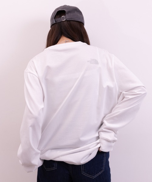 THE NORTH FACE(ザノースフェイス)の「THE NORTH FACE(ザ・ノースフェイス)/M'S EVERLITTE L/S TEE(Tシャツ/カットソー・レディース・ホワイト/ブラック・M/L/XL)」の10枚目の写真