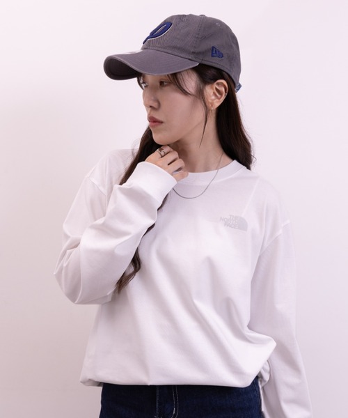 THE NORTH FACE(ザノースフェイス)の「THE NORTH FACE(ザ・ノースフェイス)/M'S EVERLITTE L/S TEE(Tシャツ/カットソー・レディース・ホワイト/ブラック・M/L/XL)」の6枚目の写真