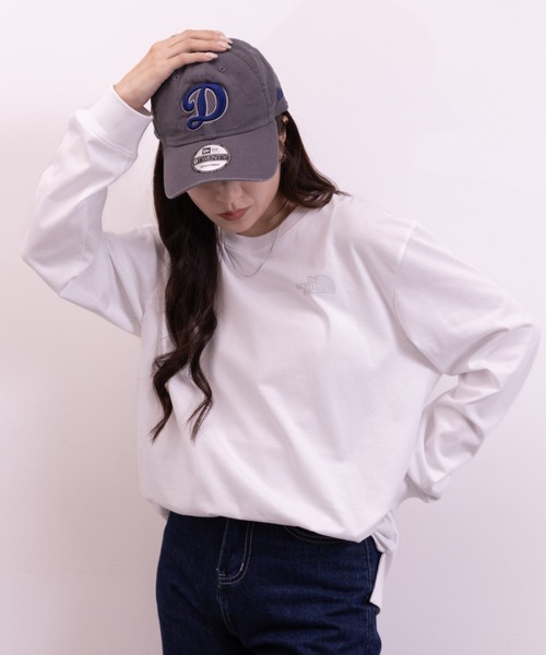 THE NORTH FACE(ザノースフェイス)の「THE NORTH FACE(ザ・ノースフェイス)/M'S EVERLITTE L/S TEE(Tシャツ/カットソー・レディース・ホワイト/ブラック・M/L/XL)」の8枚目の写真
