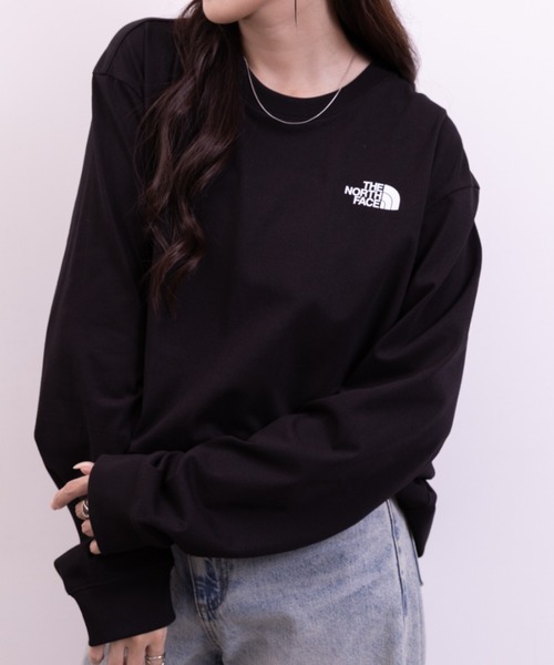 THE NORTH FACE(ザノースフェイス)の「THE NORTH FACE(ザ・ノースフェイス)/M'S EVERLITTE L/S TEE(Tシャツ/カットソー・レディース・ホワイト/ブラック・M/L/XL)」の11枚目の写真