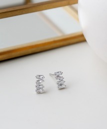 キュービックミニピアス