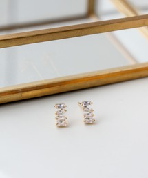キュービックミニピアス