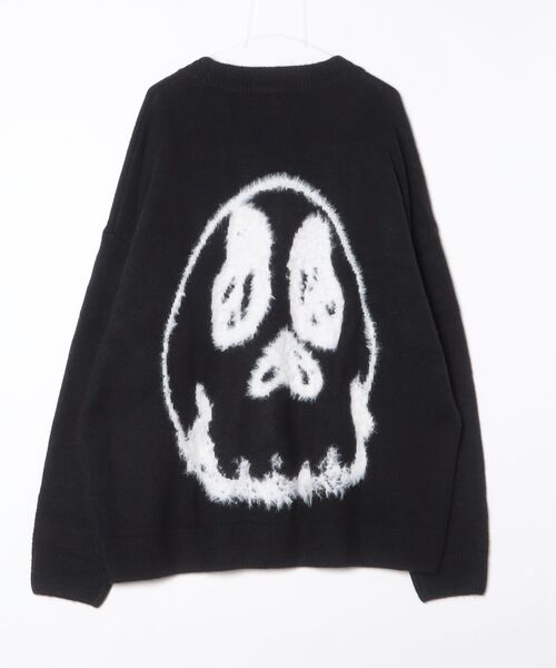 Y-3(ワイスリー)の「Y-3 CHITO GRAPHIC KNITTED CARDIGAN(ニット/セーター・メンズ・ブラック・LARGE/X-LARGE/X-SMALL/SMALL/MEDIUM)」の2枚目の写真