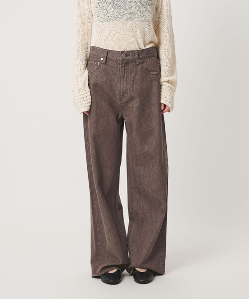 ATTISESSION(アティセッション)の「<ATTISESSION>WIDE DENIM 402 デニムパンツ(デニムパンツ・レディース・ダークブラウン/ネイビー・38/36)」の19枚目の写真