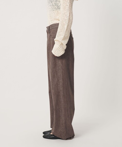 ATTISESSION(アティセッション)の「<ATTISESSION>WIDE DENIM 402 デニムパンツ(デニムパンツ・レディース・ダークブラウン/ネイビー・38/36)」の18枚目の写真