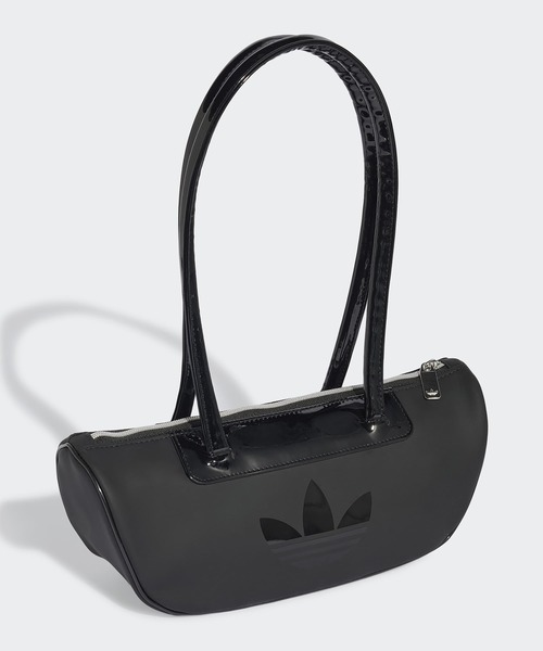 adidas(アディダス)の「adidas/アディダス HERI ADICOER BOWLIMG スポーティ トレフォイルロゴ ボウリングバッグ レディース カジュアル 秋 秋服 2026年秋冬(ショルダーバッグ・レディース・ブラック/ベージュ・FREE)」の3枚目の写真