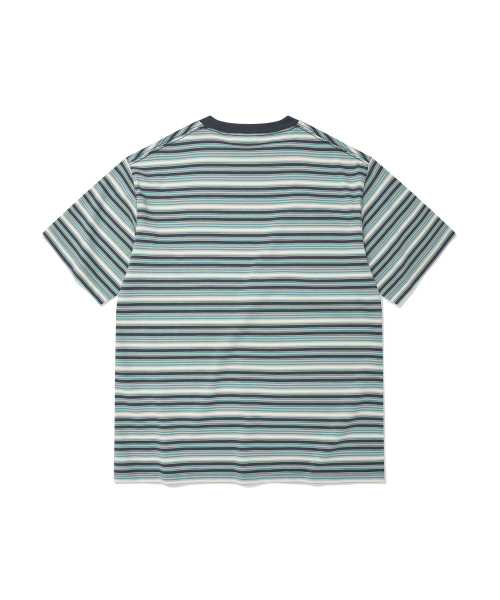 Wacky WiLLy(ワッキーウィリー)の「マルチストライプワッペン半袖Tシャツグリーン(Tシャツ/カットソー・レディース・その他・SMALL/MEDIUM/LARGE/X-LARGE)」の3枚目の写真