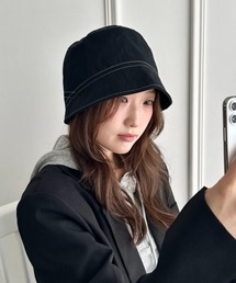 CLEA（クレア）の「ツイル起毛バケットハット（ニットキャップ/ビーニー・レディース）」