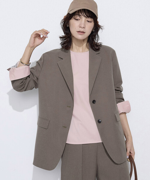 COMME CA Wardrobe（コムサワードローブ）の「〔 +サイズ 〕 トリコット ジャージーブラウス（シャツ/ブラウス・レディース・ホワイト/ライトグレー/ピンク・13号）」の17枚目の写真