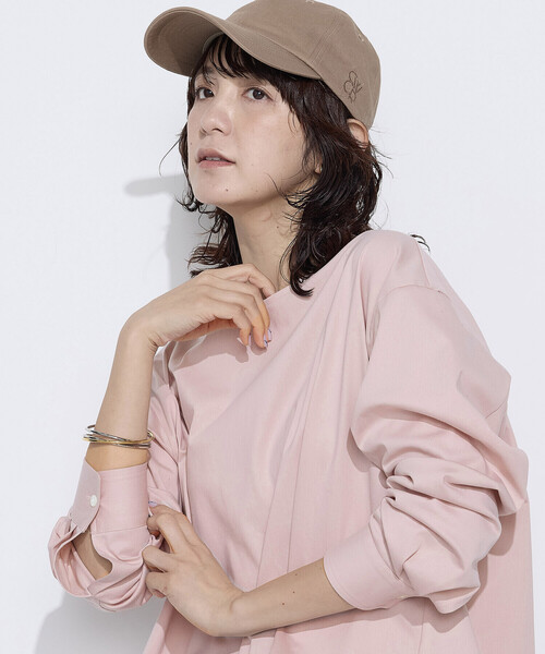 COMME CA Wardrobe（コムサワードローブ）の「〔 +サイズ 〕 トリコット ジャージーブラウス（シャツ/ブラウス・レディース・ホワイト/ライトグレー/ピンク・13号）」の20枚目の写真