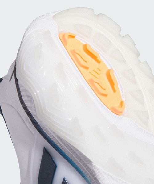 adidas(アディダス)の「アディパワー 26 ワイド スパイクレス ゴルフ / ADIPOWER 26 WIDE SPIKELESS GOLF【adidas Golf/アディダスゴルフ】(スニーカー・メンズ・ホワイト×ブルー・24.5cm/25.5cm/26.5cm/27.5cm/28.5cm/25.0cm/26.0cm/27.0cm/28.0cm/29.0cm)」の7枚目の写真