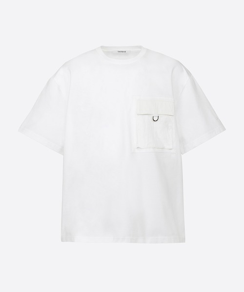 TATRAS(タトラス)の「TATRAS(タトラス) VENTO ヴェント(Tシャツ/カットソー・メンズ・ベージュ/ホワイト・2/3/1)」の1枚目の写真