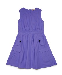 N°21（ヌメロ ヴェントゥーノ）の「N°21（ヌメロ ヴェントゥーノ）Kids & Junior ボタンポケットノースリーブワンピース（ワンピース）」