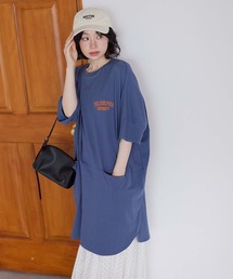HEART MARKET | ワンポイント刺繍BIGチュニック(Tシャツ/カットソー)