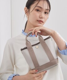 【長さ調整可能/軽量】カラーデザインコンビミニショルダーバッグ