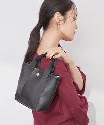 【長さ調整可能/軽量】カラーデザインコンビミニショルダーバッグ