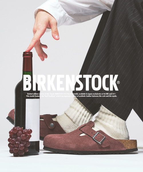 417 EDIFICE(フォーワンセブンエディフィス)の「限定 BIRKENSTOCK / ビルケンシュトック Boston SFB Narrow(サンダル・メンズ・チャコールグレー/ピンク/ブラウン・43/42/41/40/44)」の7枚目の写真