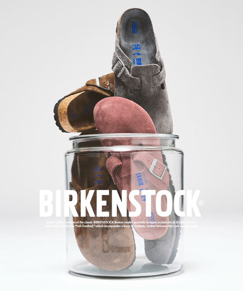 417 EDIFICE(フォーワンセブンエディフィス)の「限定 BIRKENSTOCK / ビルケンシュトック Boston SFB Narrow(サンダル・メンズ・チャコールグレー/ピンク/ブラウン・43/42/41/40/44)」の8枚目の写真